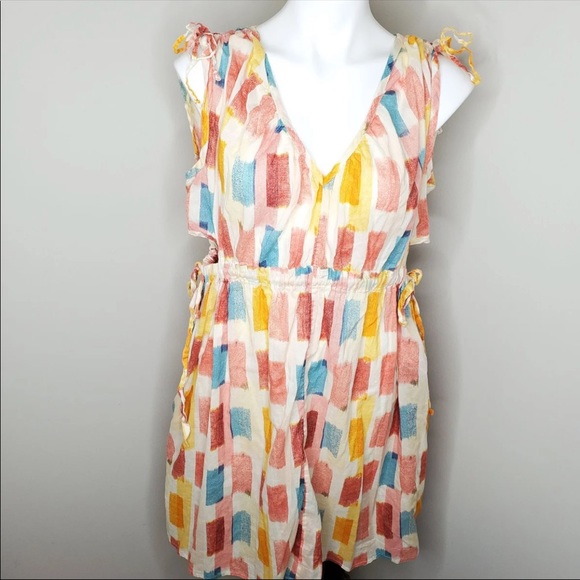 SOLD Anthropologie Lilac Painters Sides Dress - Picture 5 of 8